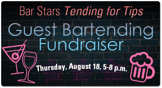 Bar Stars Tending for Tips Guest Bartending Fundraiser
