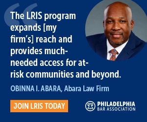The LRIS program expands [my firm's] reach and provides much-needed access for at-risk communities and beyond. - quote by OBINNA I. ABARA, Abara Law Firm